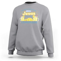 Life Gave Me Some Lemons Sweatshirt Funny Lemonade Jesus Christian