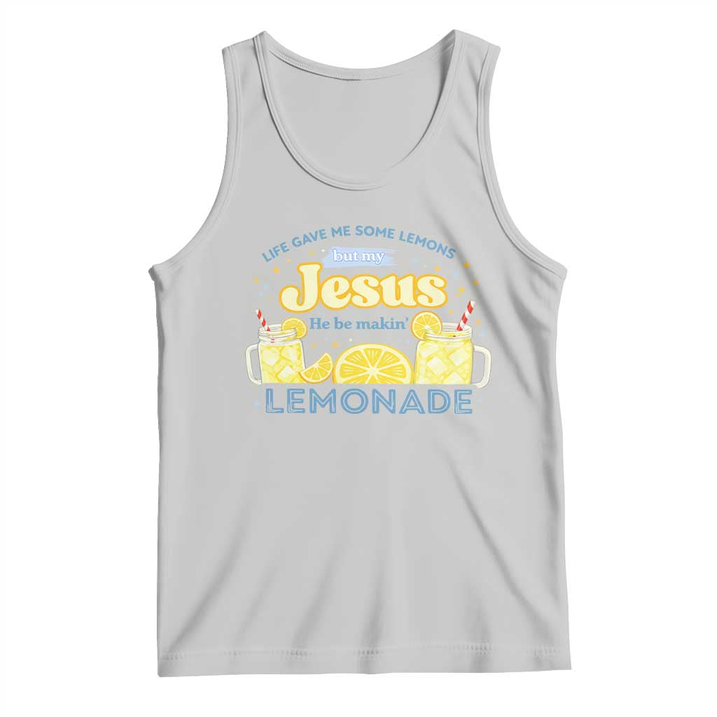 Life Gave Me Some Lemons Tank Top Funny Lemonade Jesus Christian