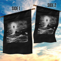Christian Faith Garden Flag Walk On Water Distressed Bible Verse