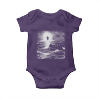 Christian Faith Baby Onesie Walk On Water Distressed Bible Verse