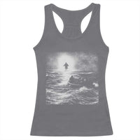 Christian Faith Racerback Tank Top Walk On Water Distressed Bible Verse