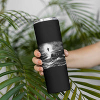 Christian Faith Skinny Tumbler Walk On Water Distressed Bible Verse