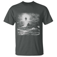 Christian Faith T Shirt Walk On Water Distressed Bible Verse
