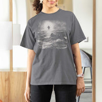 Christian Faith T Shirt For Women Walk On Water Distressed Bible Verse