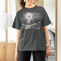 Christian Faith T Shirt For Women Walk On Water Distressed Bible Verse