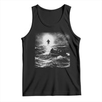 Christian Faith Tank Top Walk On Water Distressed Bible Verse