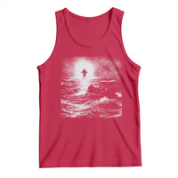 Christian Faith Tank Top Walk On Water Distressed Bible Verse