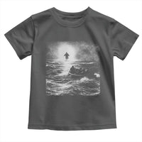 Christian Faith Toddler T Shirt Walk On Water Distressed Bible Verse