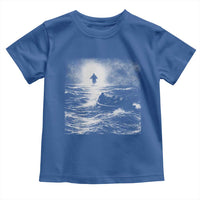Christian Faith Toddler T Shirt Walk On Water Distressed Bible Verse