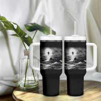 Christian Faith Tumbler With Handle Walk On Water Distressed Bible Verse