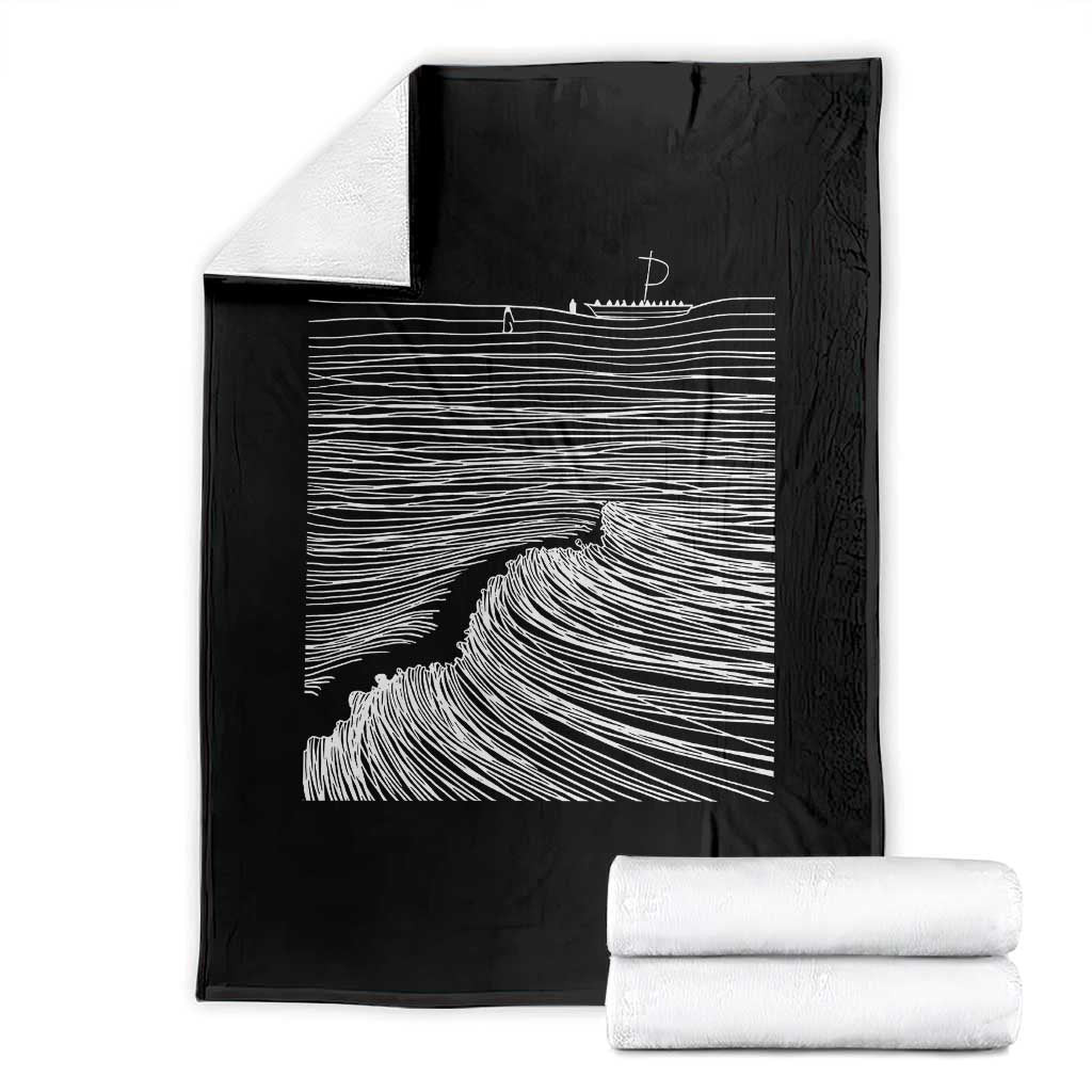 Christian Faith Throw Blanket Walk On Water Boho Bible Verse