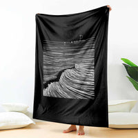 Christian Faith Throw Blanket Walk On Water Boho Bible Verse
