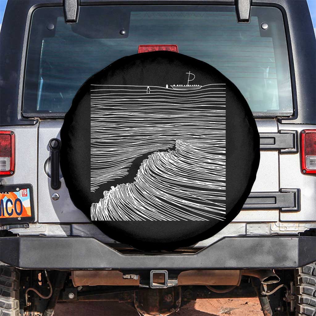 Christian Faith Spare Tire Cover Walk On Water Boho Bible Verse
