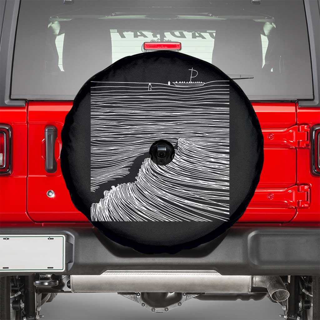 Christian Faith Spare Tire Cover Walk On Water Boho Bible Verse