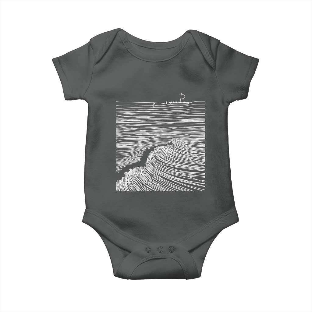 Christian Faith Baby Onesie Walk On Water Boho Bible Verse