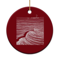 Christian Faith Ceramic Ornament Walk On Water Boho Bible Verse