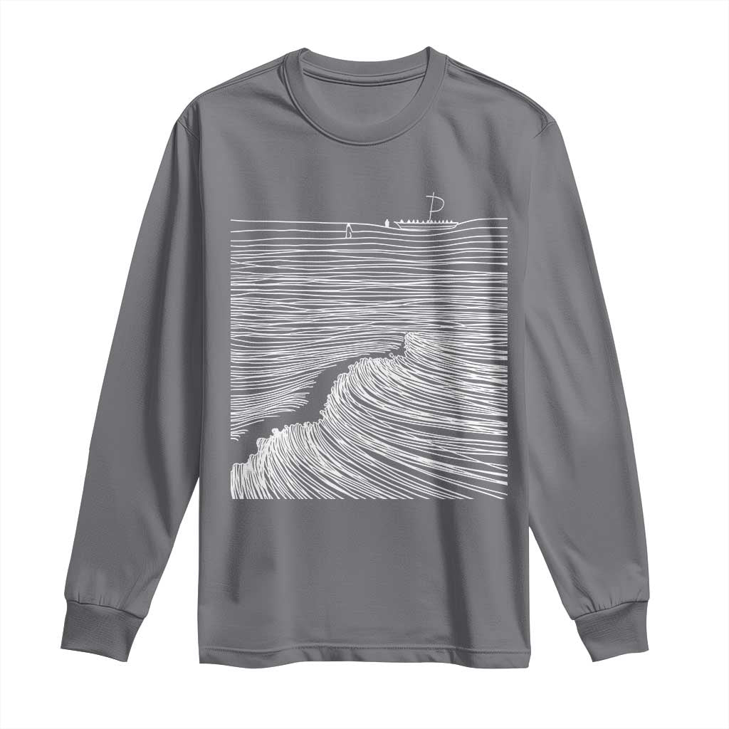 Christian Faith Long Sleeve Shirt Walk On Water Boho Bible Verse