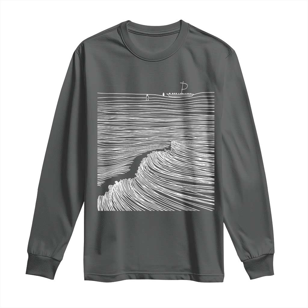 Christian Faith Long Sleeve Shirt Walk On Water Boho Bible Verse