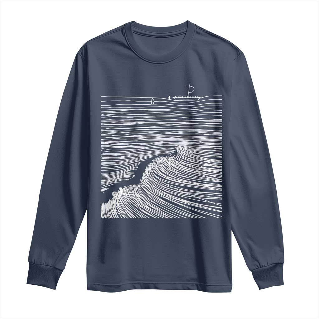 Christian Faith Long Sleeve Shirt Walk On Water Boho Bible Verse