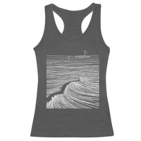 Christian Faith Racerback Tank Top Walk On Water Boho Bible Verse