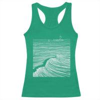 Christian Faith Racerback Tank Top Walk On Water Boho Bible Verse