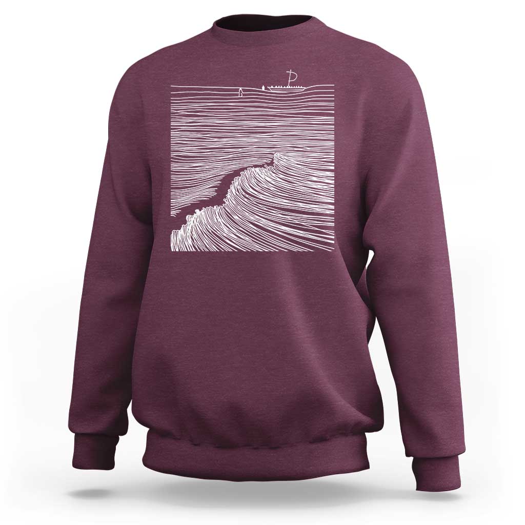 Christian Faith Sweatshirt Walk On Water Boho Bible Verse