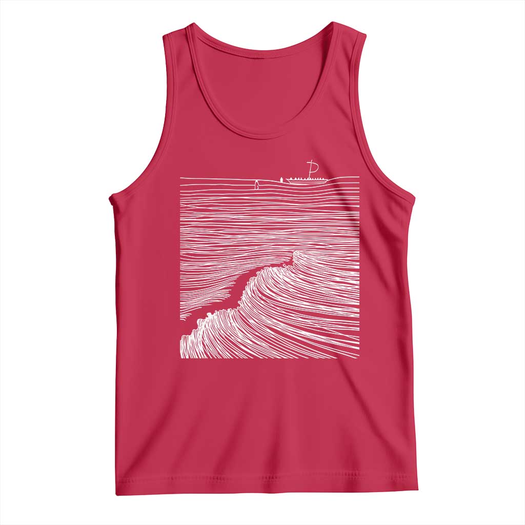 Christian Faith Tank Top Walk On Water Boho Bible Verse