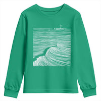 Christian Faith Youth Sweatshirt Walk On Water Boho Bible Verse