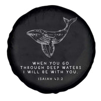 Christian Whale Shark Spare Tire Cover Isaiah 43 2 Bible Verse Faith Based