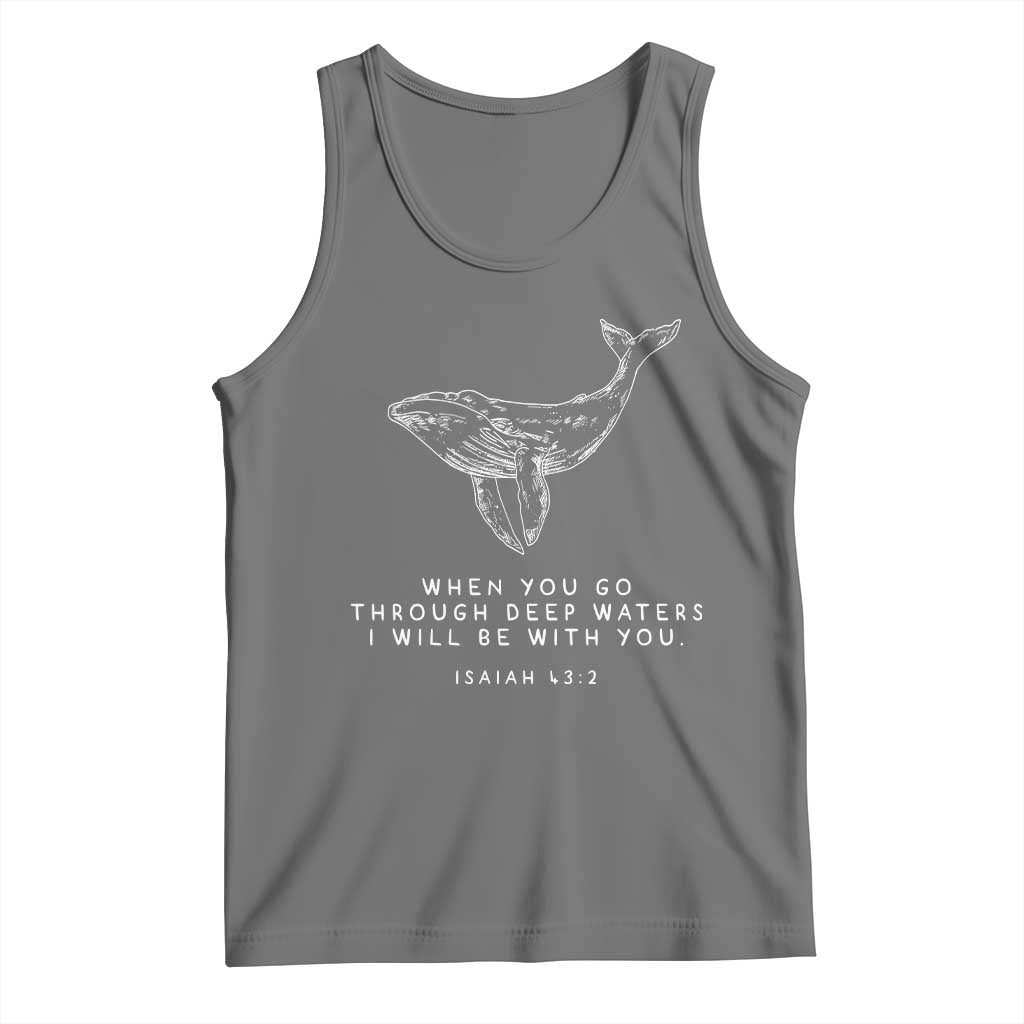 Christian Whale Shark Tank Top Isaiah 43 2 Bible Verse Faith Based