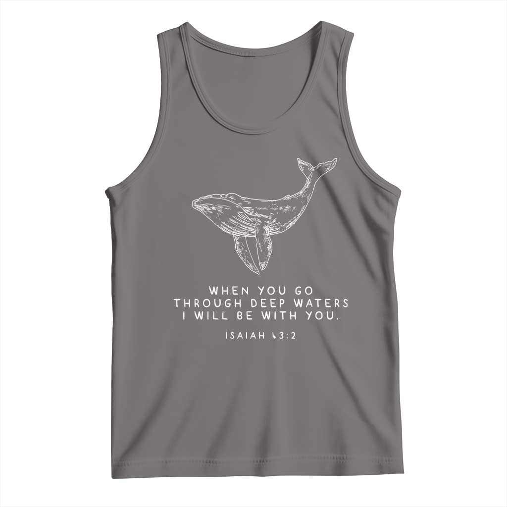 Christian Whale Shark Tank Top Isaiah 43 2 Bible Verse Faith Based