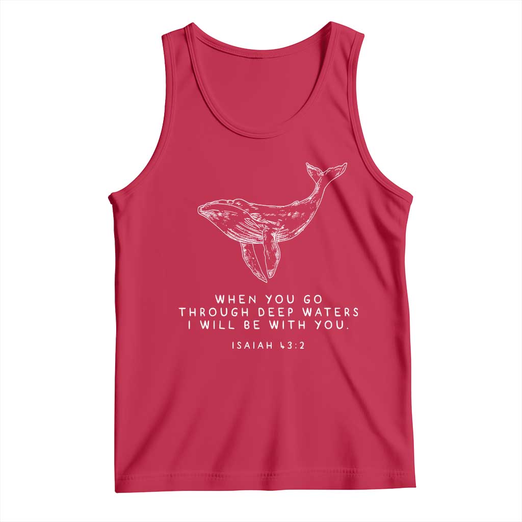 Christian Whale Shark Tank Top Isaiah 43 2 Bible Verse Faith Based