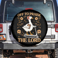 Funny Goose Christian Spare Tire Cover Off To Praise The Lord Bible Verse Trendy Church