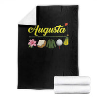 Augusta Georgia Golf Traditions Vintage Throw Blanket Pimento Cheese Southern Golfing Fan