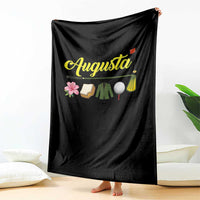 Augusta Georgia Golf Traditions Vintage Throw Blanket Pimento Cheese Southern Golfing Fan