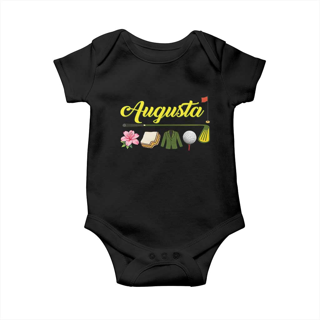 Augusta Georgia Golf Traditions Vintage Baby Onesie Pimento Cheese Southern Golfing Fan