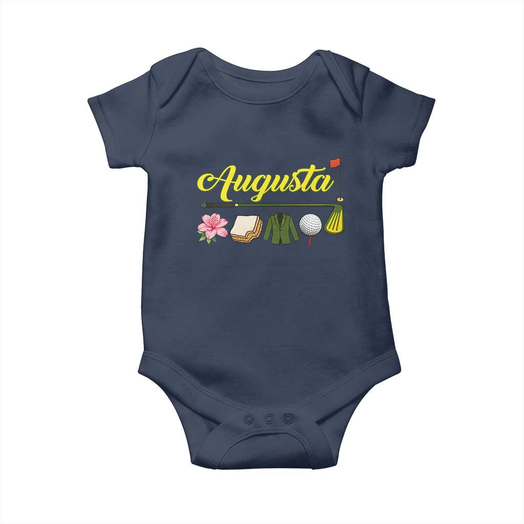 Augusta Georgia Golf Traditions Vintage Baby Onesie Pimento Cheese Southern Golfing Fan