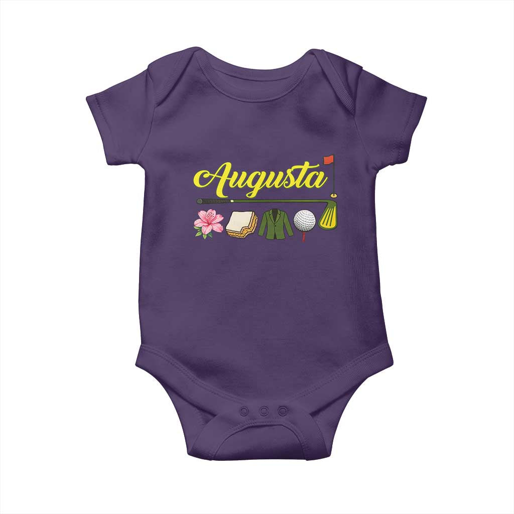 Augusta Georgia Golf Traditions Vintage Baby Onesie Pimento Cheese Southern Golfing Fan