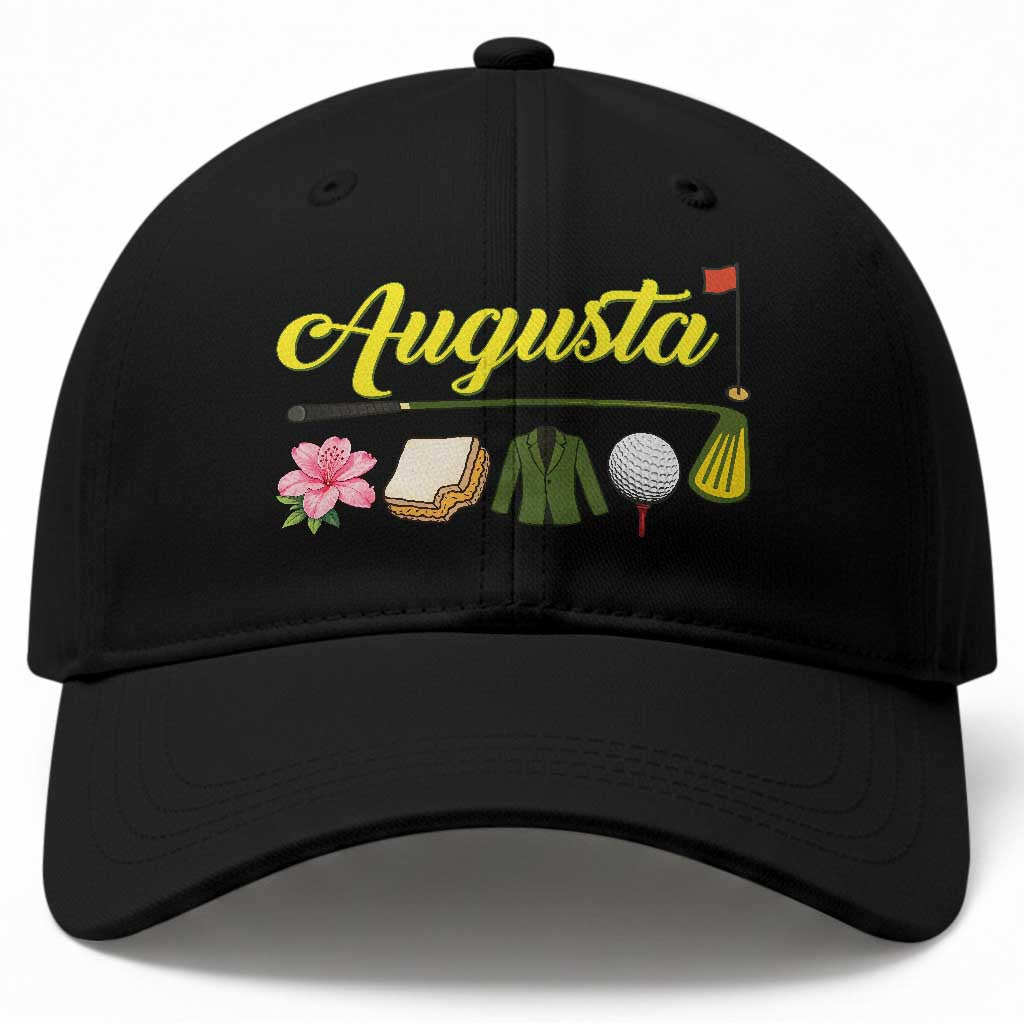 Augusta Georgia Golf Traditions Vintage Baseball Cap Pimento Cheese Southern Golfing Fan