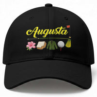 Augusta Georgia Golf Traditions Vintage Baseball Cap Pimento Cheese Southern Golfing Fan