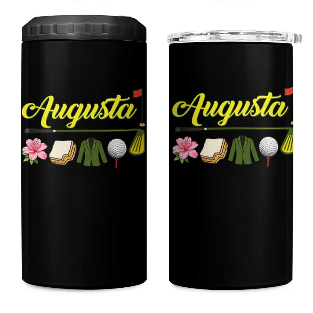 Augusta Georgia Golf Traditions Vintage 4 in 1 Can Cooler Tumbler Pimento Cheese Southern Golfing Fan