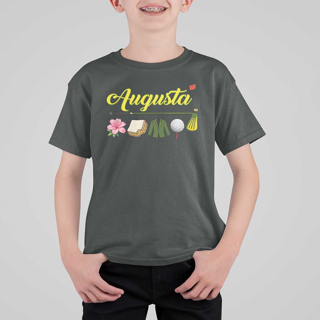 Augusta Georgia Golf Traditions Vintage T Shirt For Kid Pimento Cheese Southern Golfing Fan