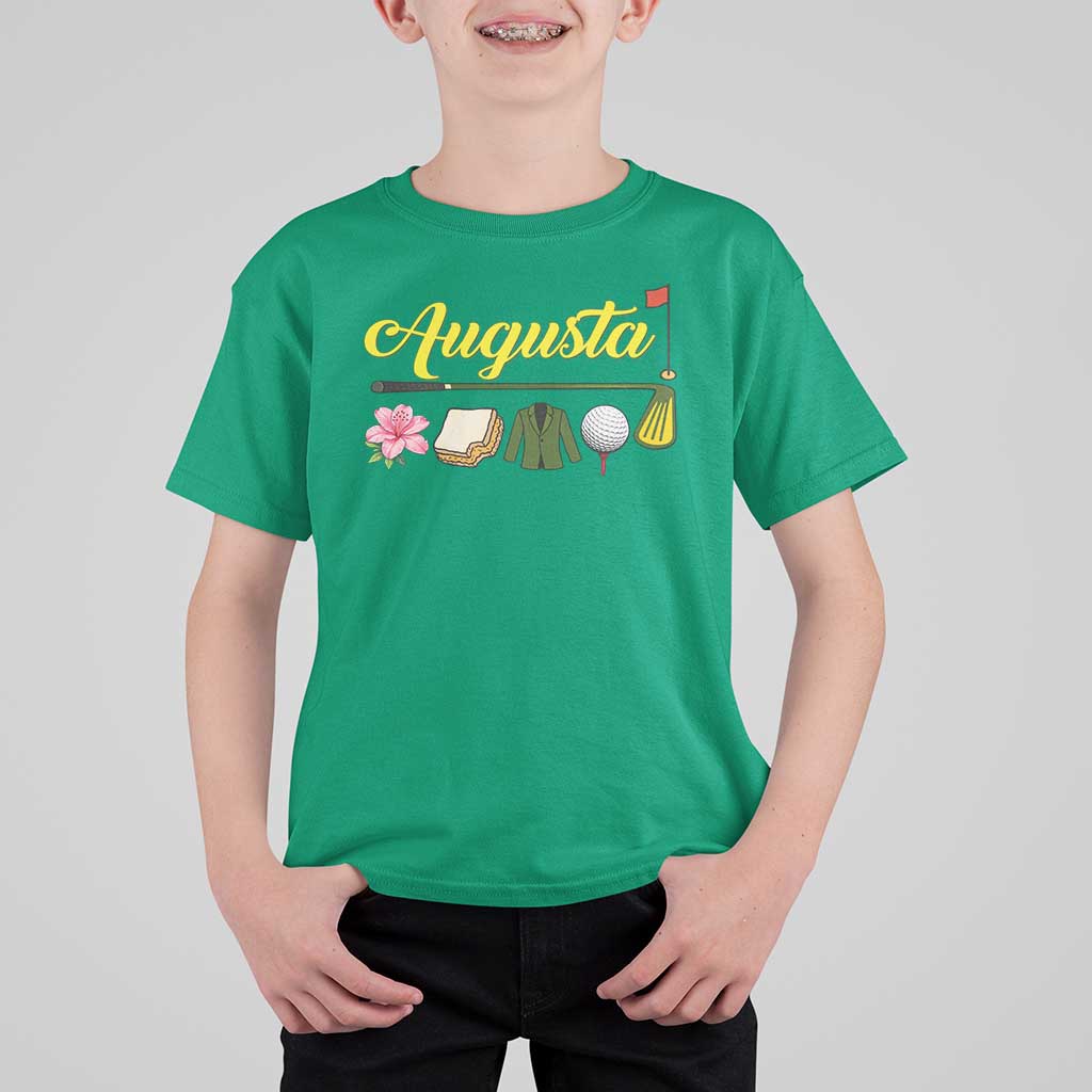 Augusta Georgia Golf Traditions Vintage T Shirt For Kid Pimento Cheese Southern Golfing Fan