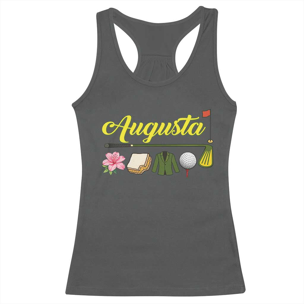 Augusta Georgia Golf Traditions Vintage Racerback Tank Top Pimento Cheese Southern Golfing Fan