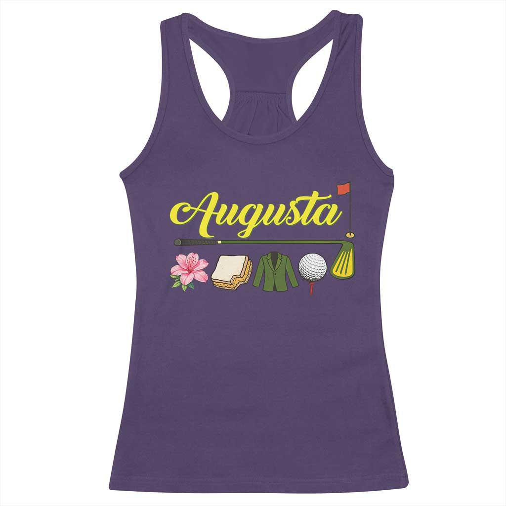 Augusta Georgia Golf Traditions Vintage Racerback Tank Top Pimento Cheese Southern Golfing Fan