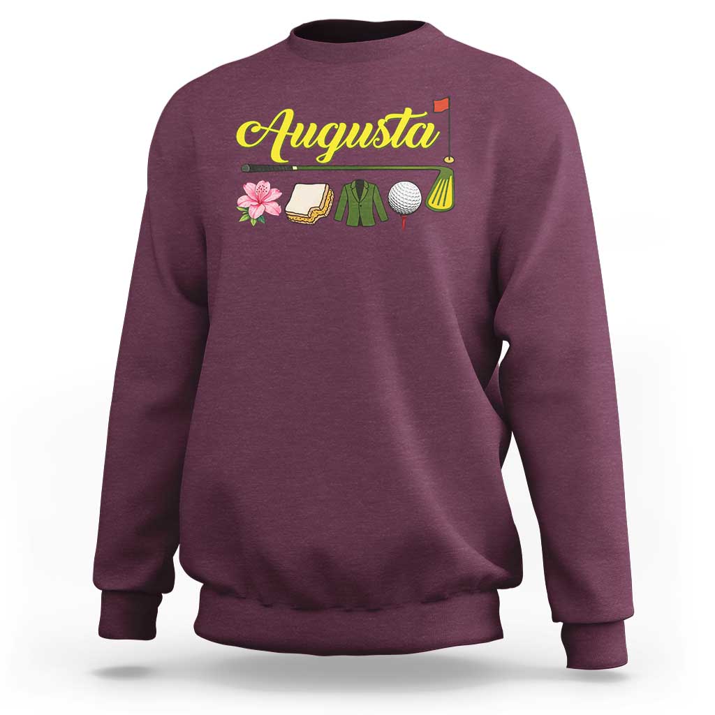 Augusta Georgia Golf Traditions Vintage Sweatshirt Pimento Cheese Southern Golfing Fan
