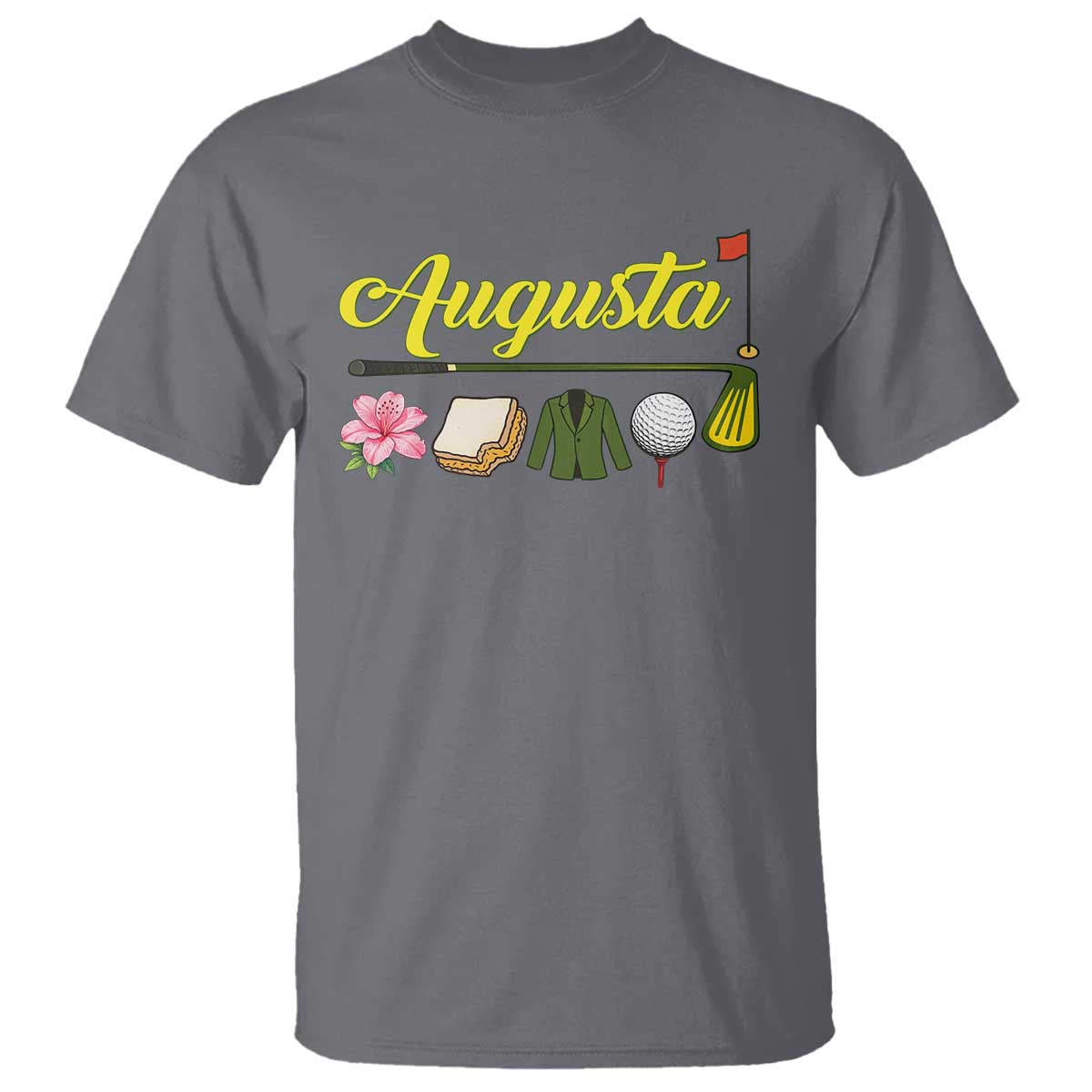Augusta Georgia Golf Traditions Vintage T Shirt Pimento Cheese Southern Golfing Fan