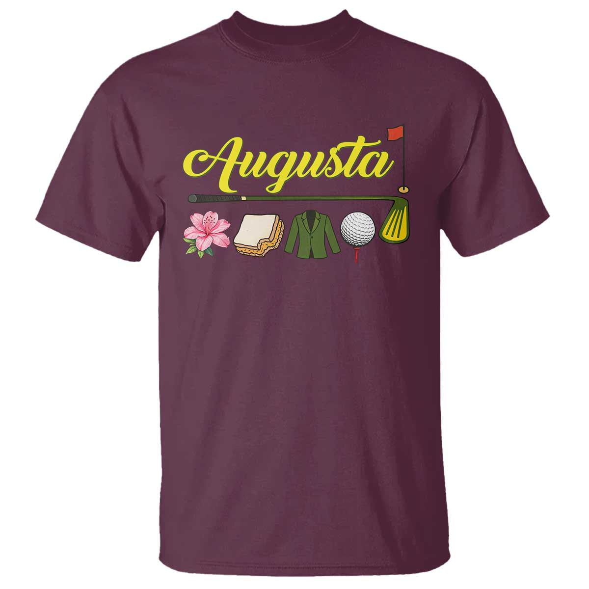 Augusta Georgia Golf Traditions Vintage T Shirt Pimento Cheese Southern Golfing Fan