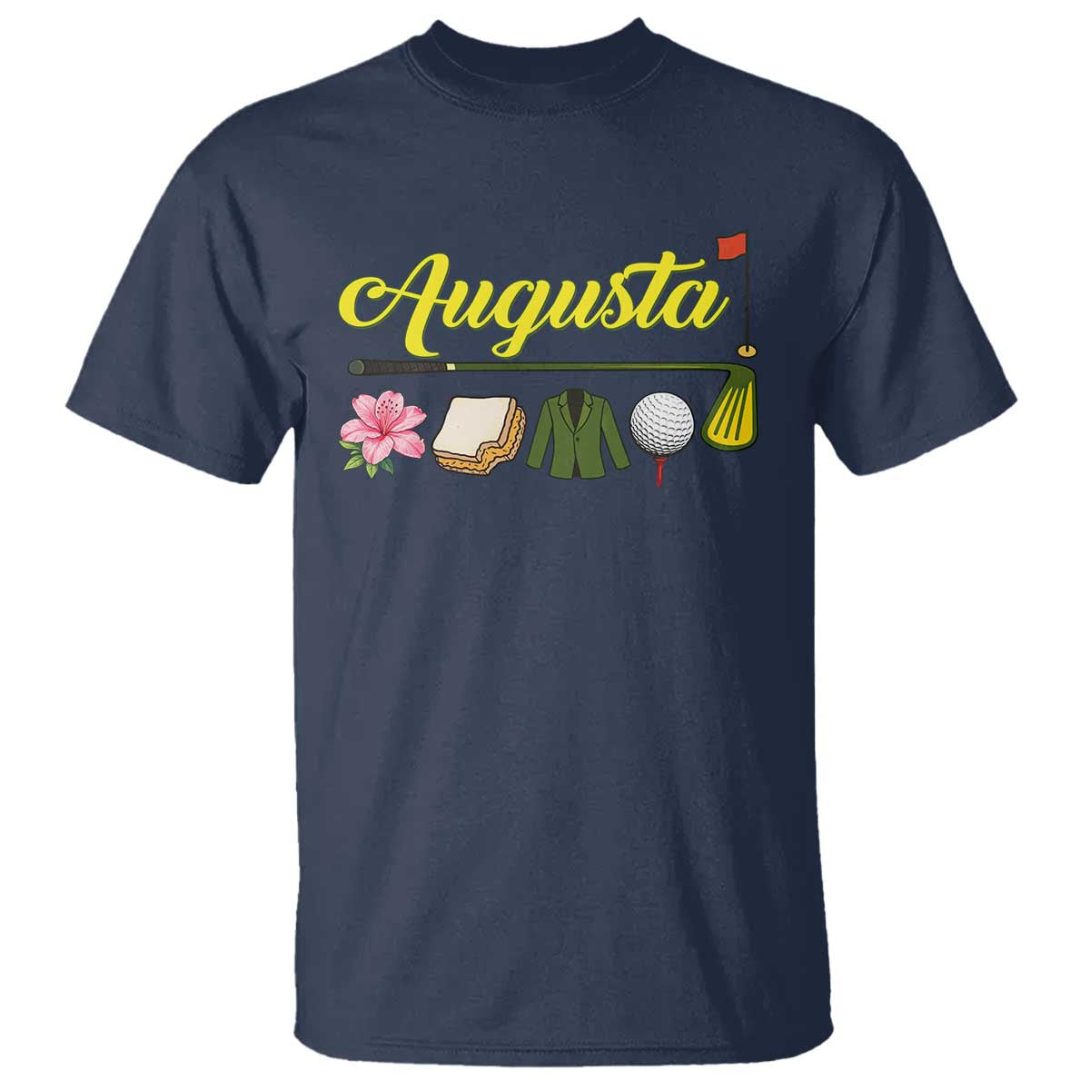 Augusta Georgia Golf Traditions Vintage T Shirt Pimento Cheese Southern Golfing Fan