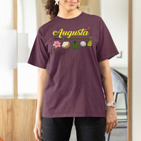 Augusta Georgia Golf Traditions Vintage T Shirt For Women Pimento Cheese Southern Golfing Fan